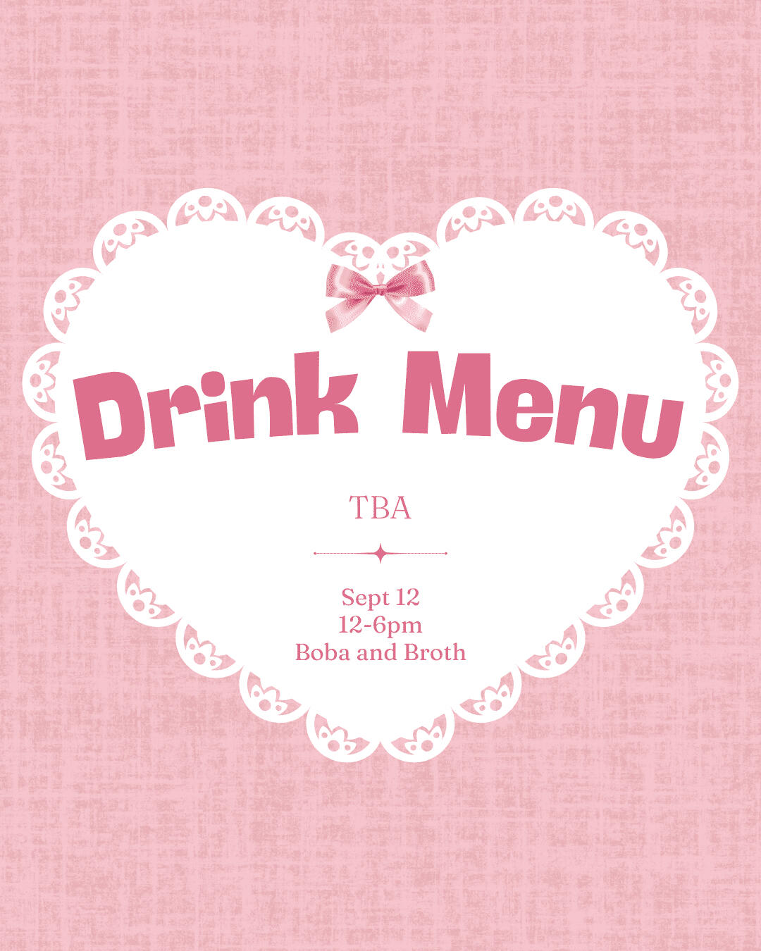Drink Menu